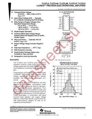 TLC27L4ACD datasheet  